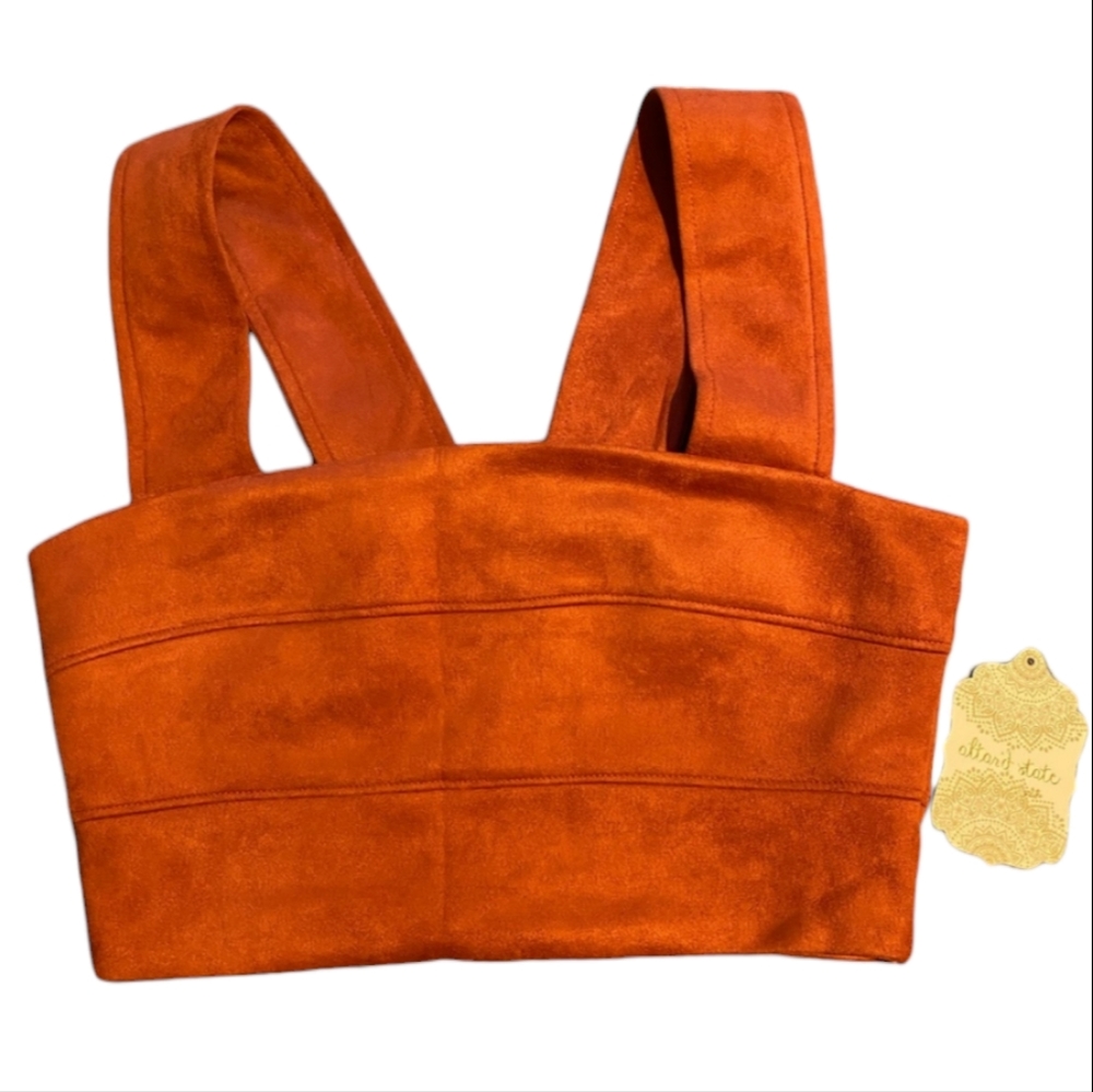 NWT Mia Faux Suede Top from Altar’d State